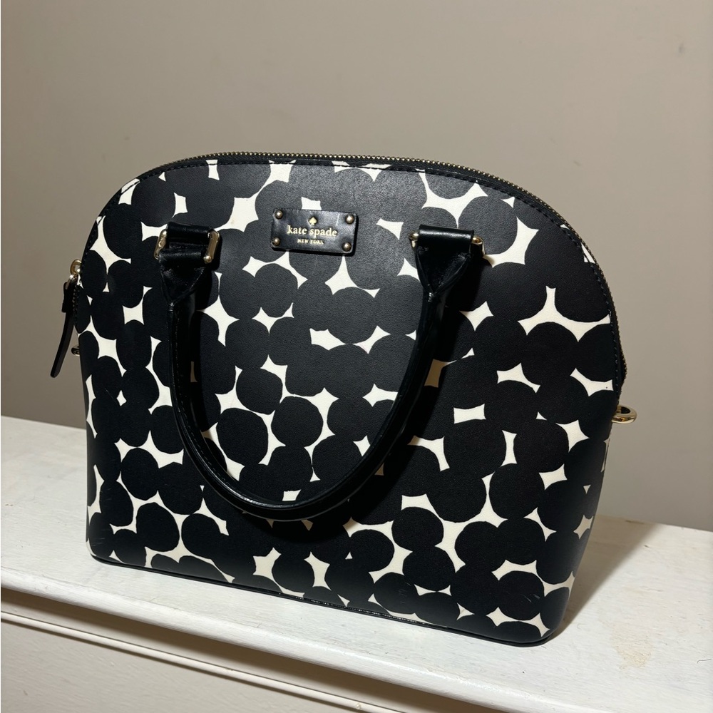 Kate Spade black and white handbag